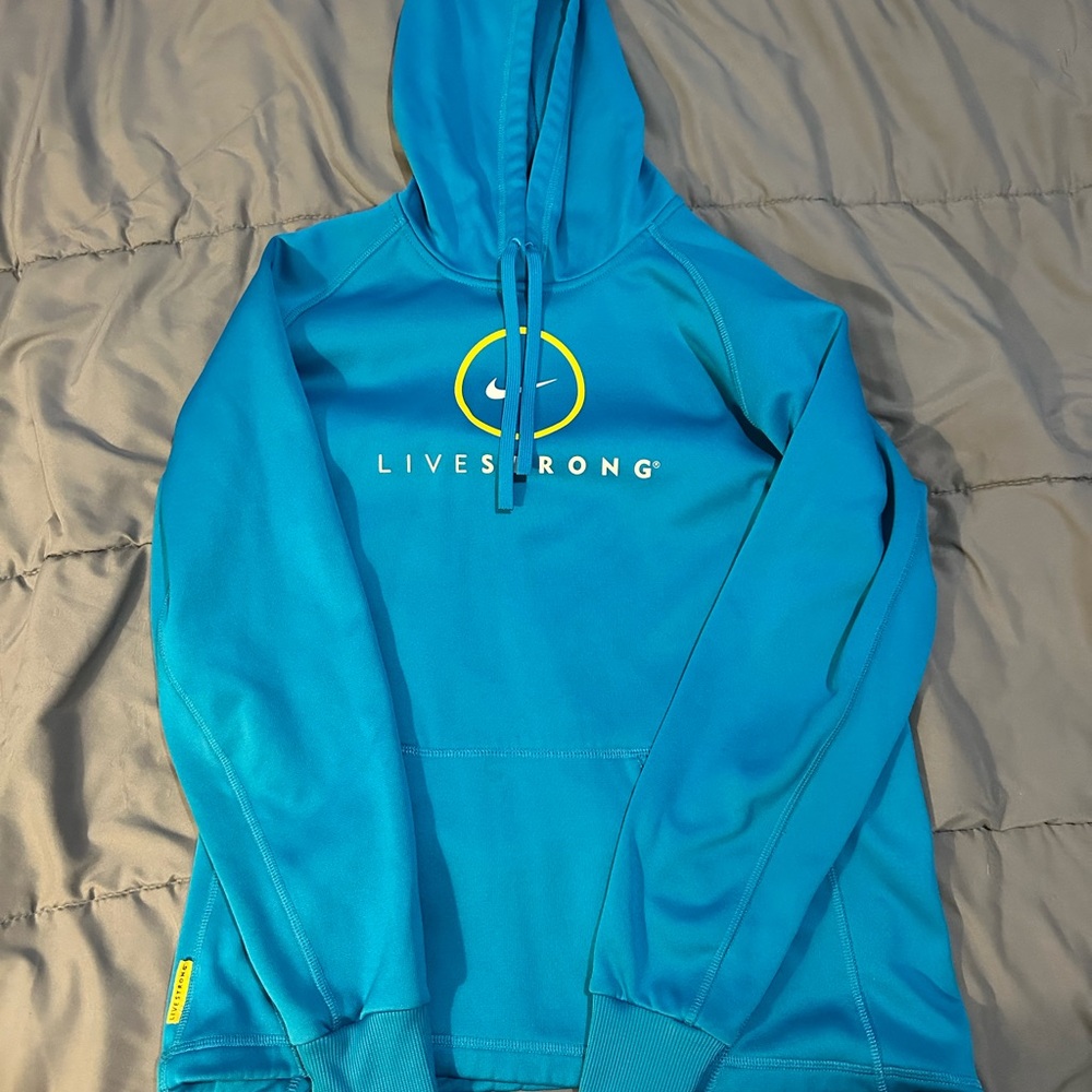 Nike Blue Livestrong Hoodie